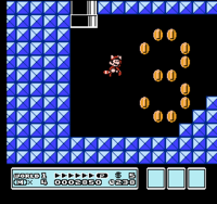 Screenshot of Raccoon Mario from Super Mario Bros. 3