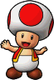 Sprite of Red Toad, from Puzzle & Dragons: Super Mario Bros. Edition.