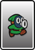 A Green Snifit card from Paper Mario: Color Splash