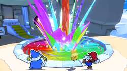 Spring of Rainbows in Paper Mario: The Origami King.