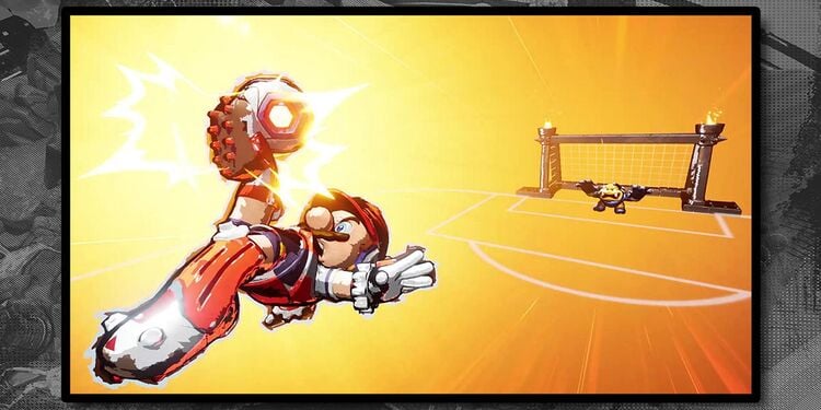 Picture shown with the third question in the Mario Strikers: Battle League Game Online Quiz