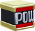 Artwork of a POW Block from Super Mario 3D World.