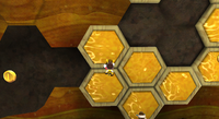 Honeycomb wall in Super Mario Galaxy 2