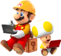 Mario and Toad on a New 3DS XL