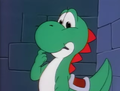 Yoshi's miscolored tail
