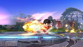 Exploding Side Kick in Super Smash Bros. for Wii U