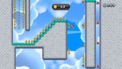 200 Clifftop Coins in New Super Mario Bros. U