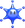 Artwork of the blue Big Paint Star from Paper Mario Color Splash.