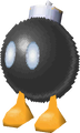 Bob-omb (appears in the DS version only when the yellow block is hit with no cap or if Mario, Luigi, or Wario hits the red block)