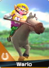A Normal Horse Racing Wario card from Mario Sports Superstars