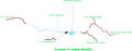 A composite map of all routes leading to Koopa Troopa Beach