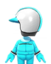 The Light Blue Mii Racing Suit from Mario Kart Tour