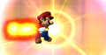 Mario performing his Star Swing, the Fire Swing