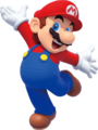 Mario with both hands out