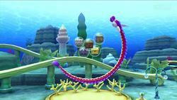 Dragoneel Treasure space in Mario Party 10