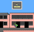 Luigi and Yoshi in the NES version of Nairobi.