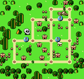 Map in the NES version.