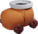 Model of the Boot Car in Paper Mario: The Origami King.