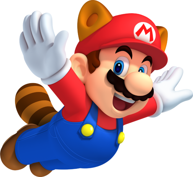 File:Raccoon Mario - New Super Mario Bros 2.png