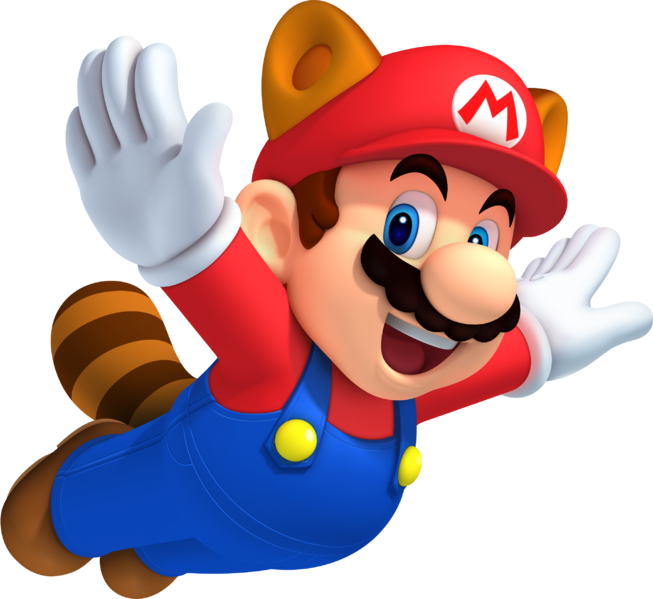 File:Raccoon Mario - New Super Mario Bros 2.png