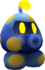 Rendered model of the Electrogoomba enemy in Super Mario Galaxy.