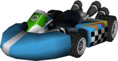 The model for Koopa Troopa's Standard Kart S from Mario Kart Wii