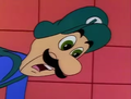 Luigi's miscolored mask