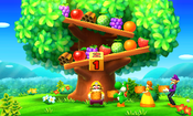 Honeycomb Havoc Collect fruits and think ahead to avoid catching the honeycomb on your turn.