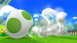 Yoshi's Egg Roll in Super Smash Bros. for Wii U.