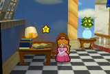 Princess Peach reading Bowser's diary