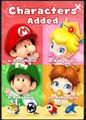 September 2019 - Dr. Baby Mario, Dr. Baby Luigi, Dr. Baby Peach, Dr. Baby Daisy; Fly Guy, Boomerang Bro, Chain Chomp, and Dolphin