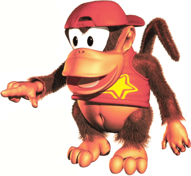 File:Diddy Pointing alt art.png