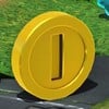 An Emerald Chip during the Super Mario Bros. 40th Anniversary Emerald Rush event, made to look like a Coin
