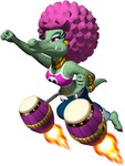 Artwork of Kalypso from Donkey Kong: Barrel Blast