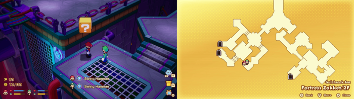 Block 4 in Fortress Zokket from Mario & Luigi: Brothership