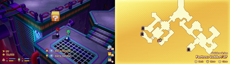 Block 4 in Fortress Zokket from Mario & Luigi: Brothership