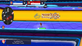 An advertisement for "Morton Energy Drink" in Super Golf Stadium