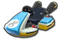 Light Blue Mii's Standard Kart