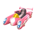 Slick tires (light pink) on the Pink Speeder
