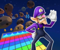 The course icon of the R variant with Waluigi