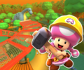 The course icon of the R/T variant with Builder Toadette