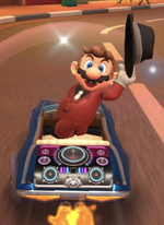 Mario (Musician) performing a trick.