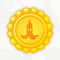 A sticker in Mario Kart World