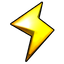 Icon of the Lightning Cup from Mario Kart Wii