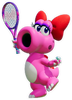 Artwork of Birdo from Mario Tennis Fever.