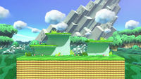 Mushroom Kingdom U stage in Super Smash Bros. Ultimate