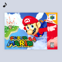 Cover image for the Top tracks playlist from Super Mario 64 on Nintendo Music