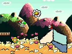 The banner image for Super Mario World 2: Yoshi's Island on Nintendo Music.