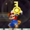 Squared screenshot of a key from New Super Mario Bros. 2.