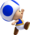 Blue Toad jumping in New Super Mario Bros. U